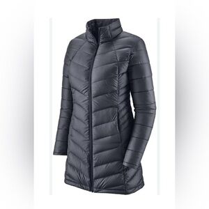 Patagonia Women’s Down Winter Long Puffer Jacket Coat in Blue Size XS